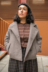 Object Kiki Morel Grey Short Jacket