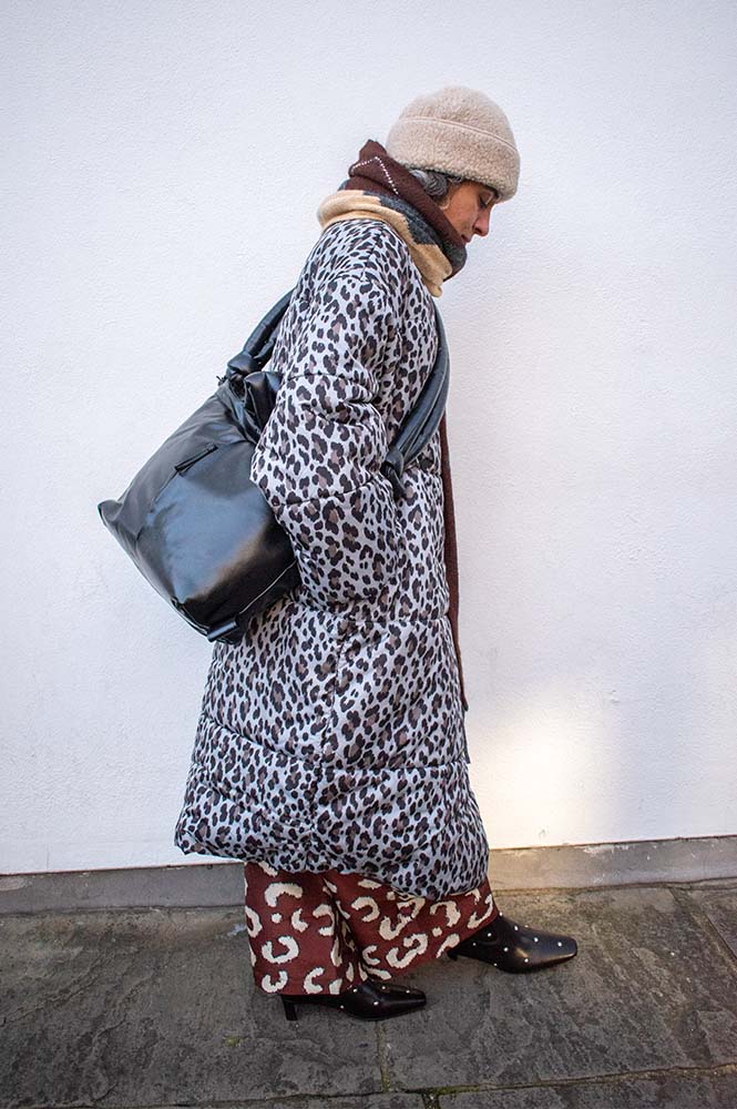 Stella Nova Leopard Oversized Padded Coat - The Mercantile London