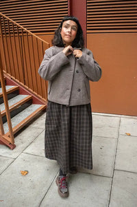 Object Kiki Morel Grey Short Jacket