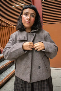 Object Kiki Morel Grey Short Jacket