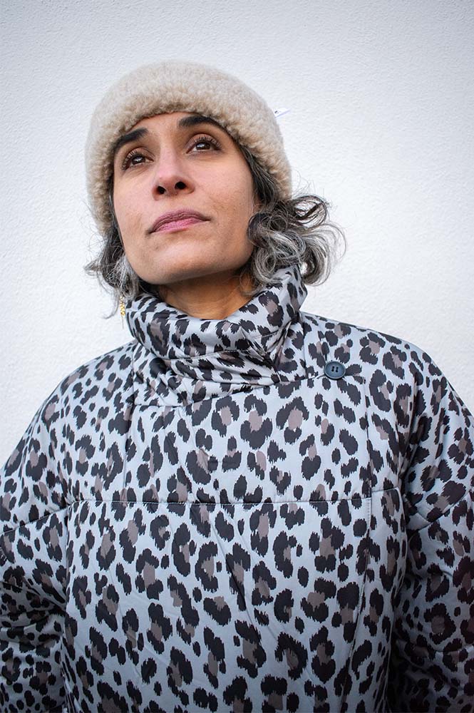 Stella Nova Leopard Oversized Padded Coat - The Mercantile London