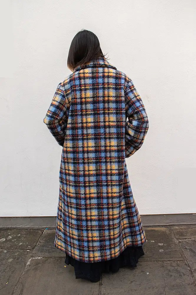 Stella Nova Multi Checked Long Coat