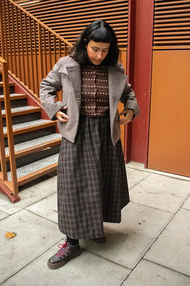 Object Kiki Morel Grey Short Jacket