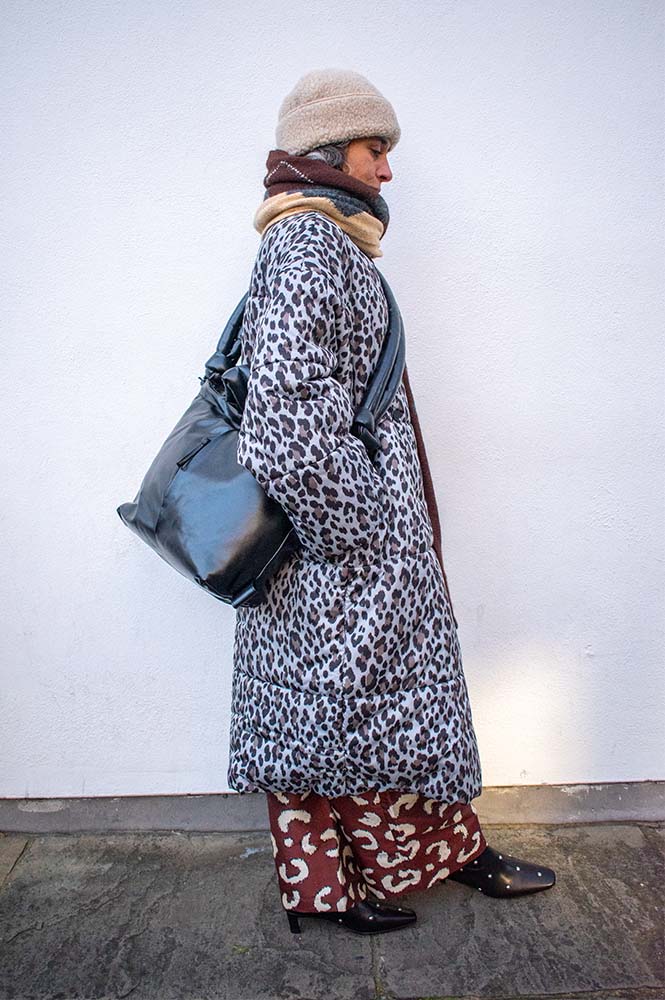 Stella Nova Leopard Oversized Padded Coat - The Mercantile London