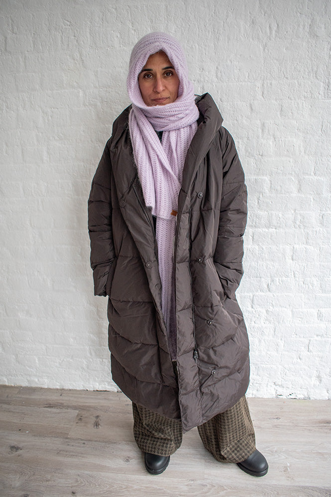 Basic Apparel Tenna Chocolate Torte Coat - The Mercantile London