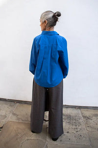 My Essential Wardrobe Sunna Beaucoup Blue Shirt