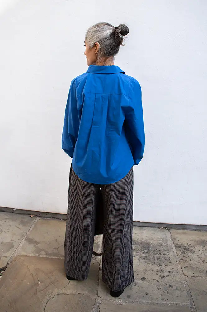 Nice Things Super Stretch Houndstooth Trousers