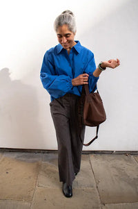 Nice Things Super Stretch Houndstooth Trousers