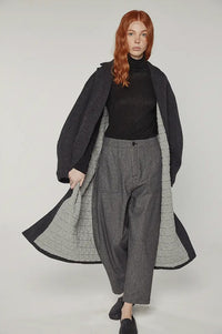 Amente Charcoal Cocoon Maxi Coat
