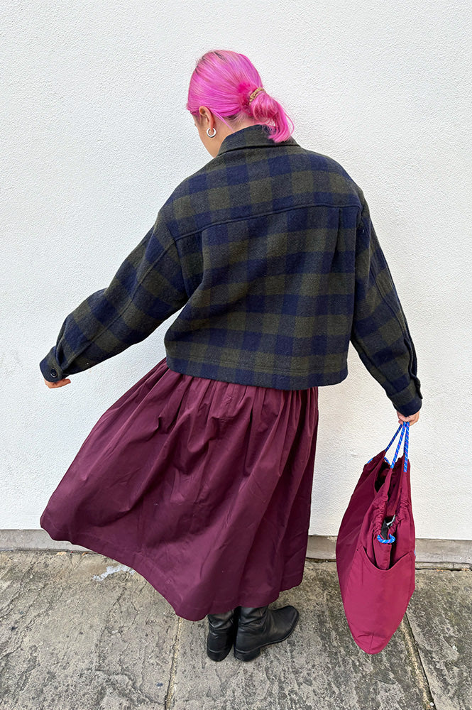 Sacrécoeur Balma Holly Green Check Jacket - The Mercantile London