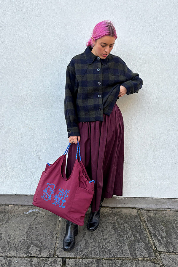 Sacrécoeur Balma Holly Green Check Jacket - The Mercantile London