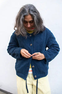 Indi & Cold Quilted Indigo Jacket