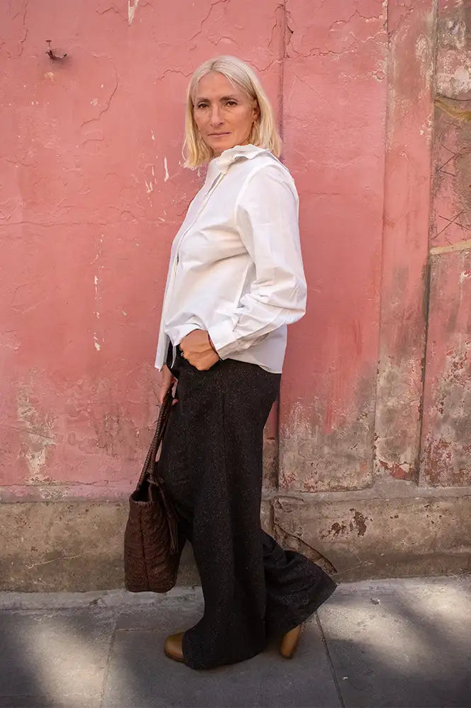 Des Petits Hauts Soline Ecru Blouse