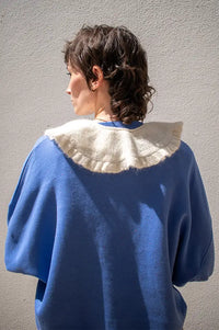 Des Petits Hauts Casimir Creme Wool Collar