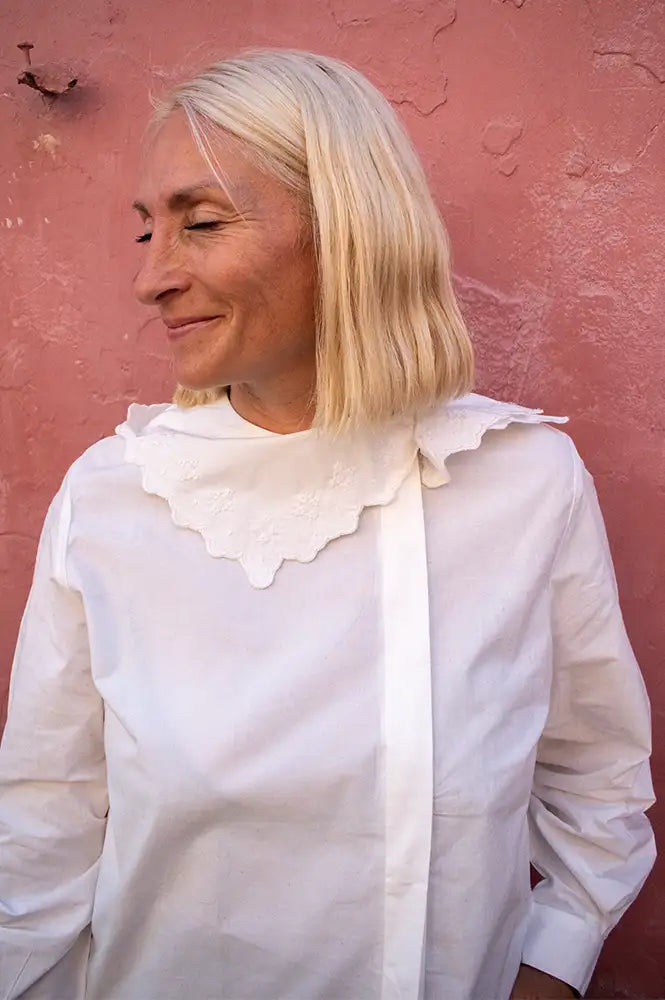 Des Petits Hauts Soline Ecru Blouse