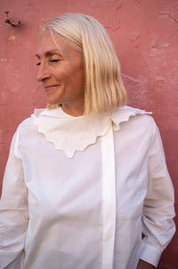 Des Petits Hauts Soline Ecru Blouse