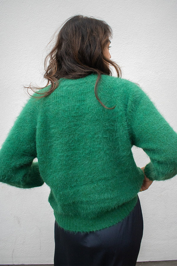 Compania Fantastica Green Knitted Jumper - The Mercantile London