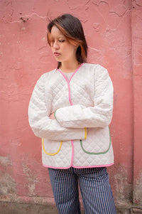 Compania Fantastic Off White Jacket - The Mercantile London
