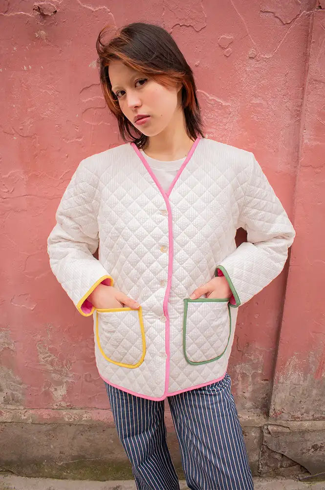 Compania Fantastic Off White Jacket - The Mercantile London