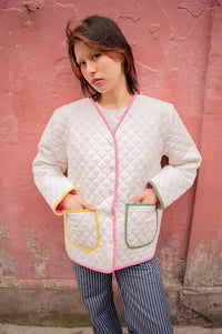 Compania Fantastic Off White Jacket - The Mercantile London