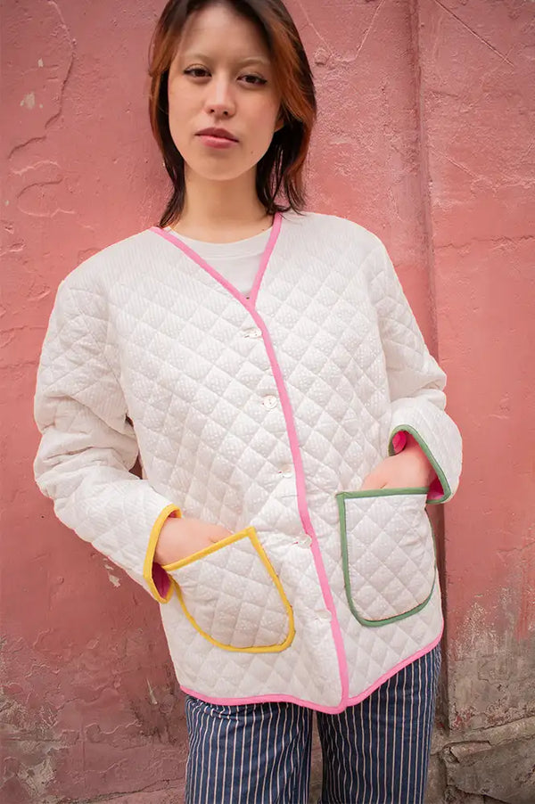 Compania Fantastic Off White Jacket - The Mercantile London