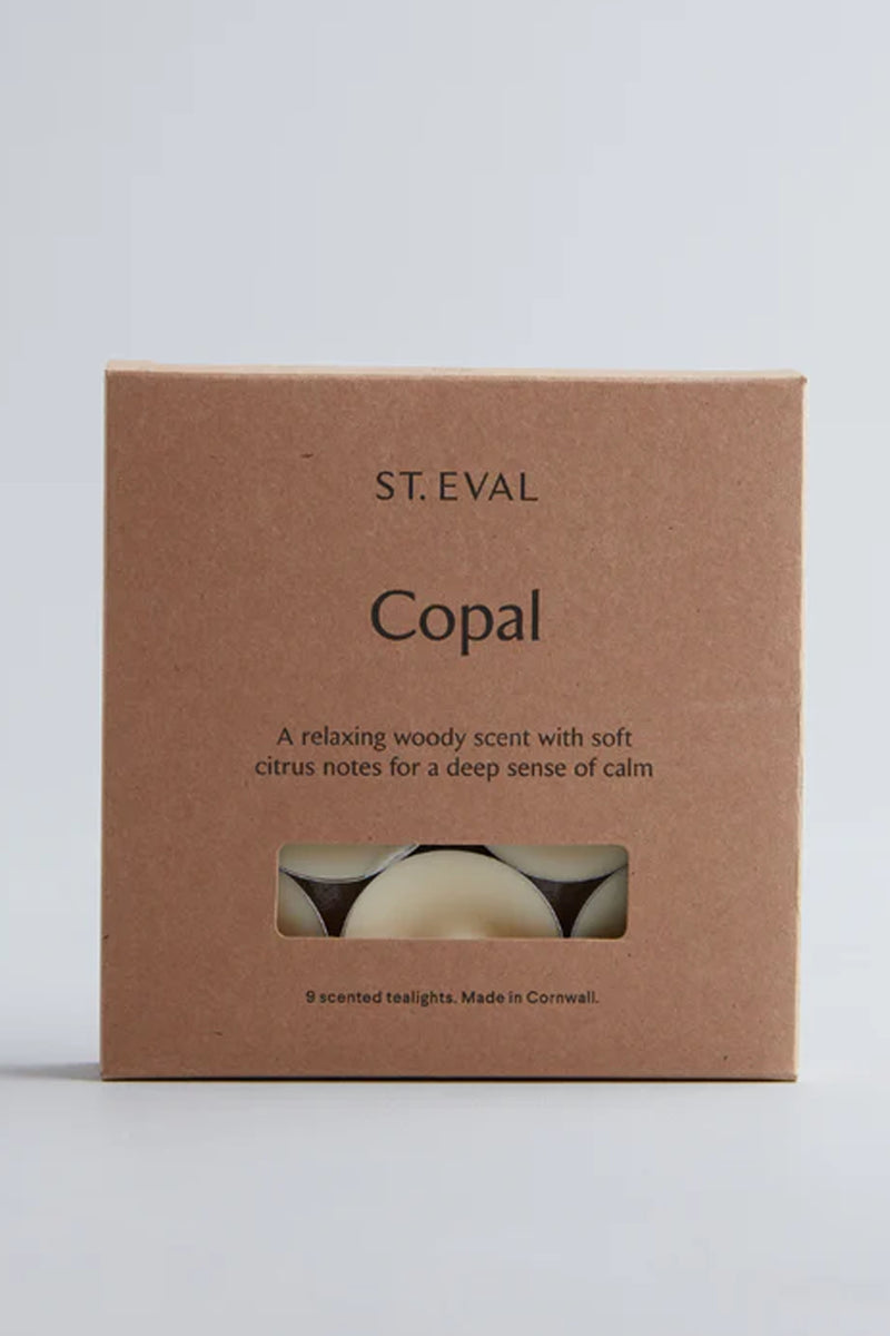 St. Eval Copal Scented Tea Lights - The Mercantile London
