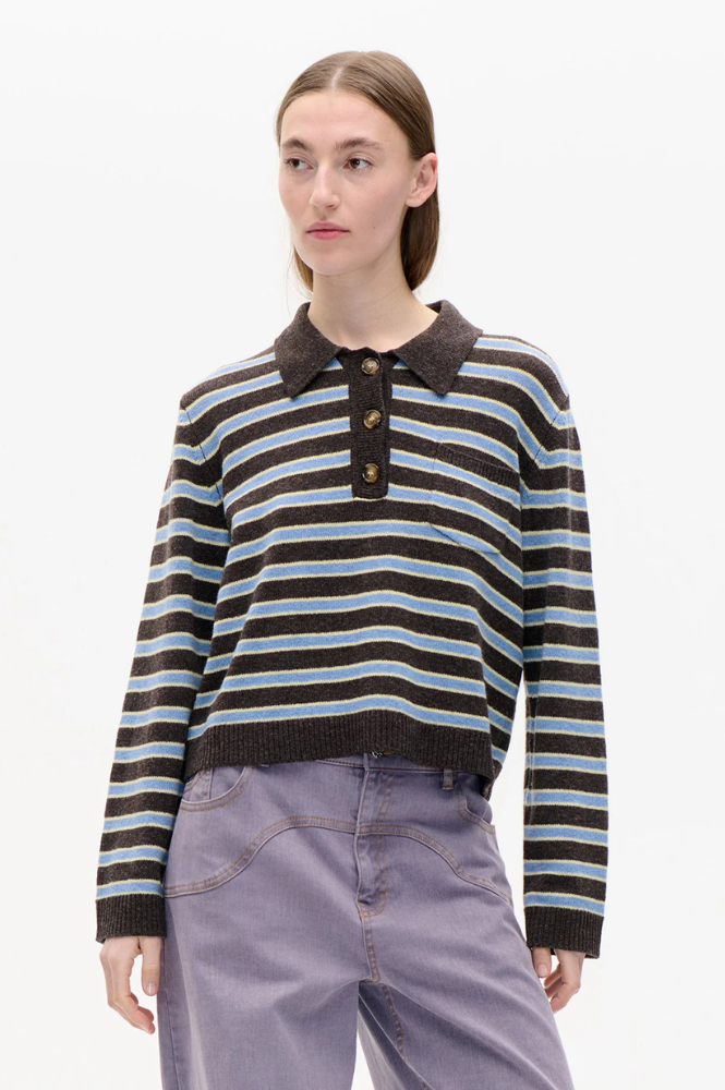 Baum Und Pferdgarten Cori Coffee Stripe Sweater