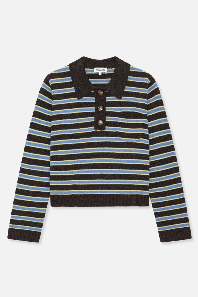 Baum Und Pferdgarten Cori Coffee Stripe Sweater