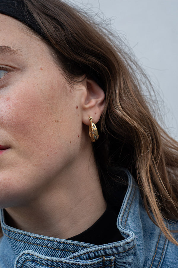Ash London Cora Hoop Earrings - The Mercantile London