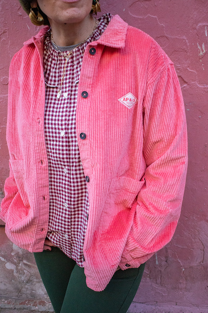 A.P Gyselle Coral Corduroy Overshirt