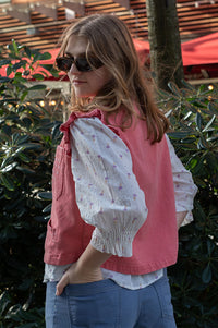 Seventy + Mochi Dear Pablo Mineral Red Waistcoat - The Mercantile London