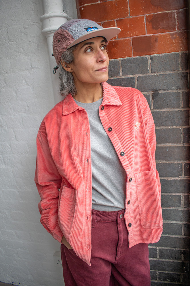A.P Gyselle Coral Corduroy Overshirt - The Mercantile London