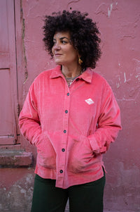 A.P Gyselle Coral Corduroy Overshirt