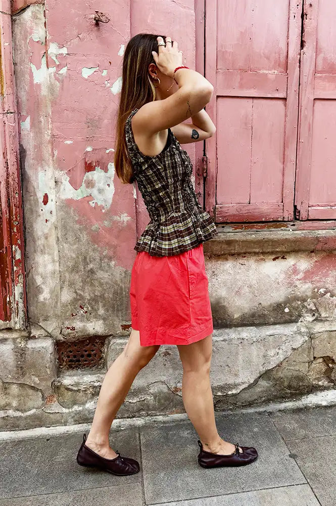 Frau Melbourne Hot Coral Shorts