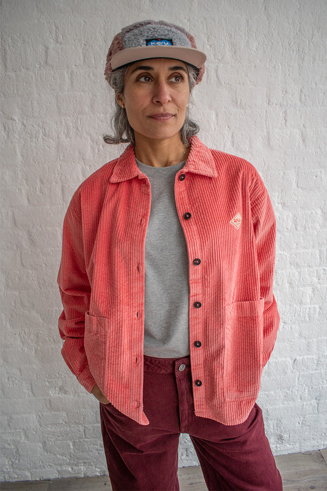 A.P Gyselle Coral Corduroy Overshirt - The Mercantile London