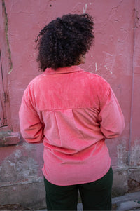 A.P Gyselle Coral Corduroy Overshirt