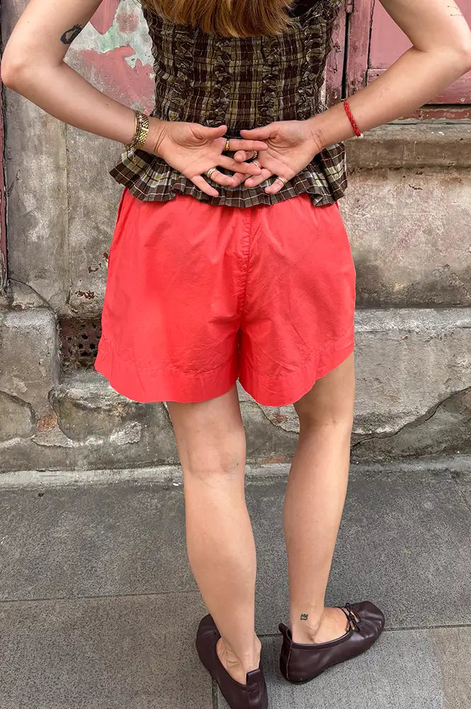 Frau Melbourne Hot Coral Shorts