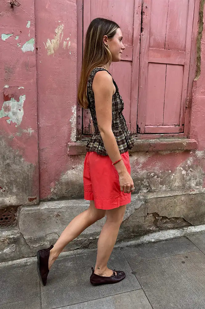 Frau Melbourne Hot Coral Shorts