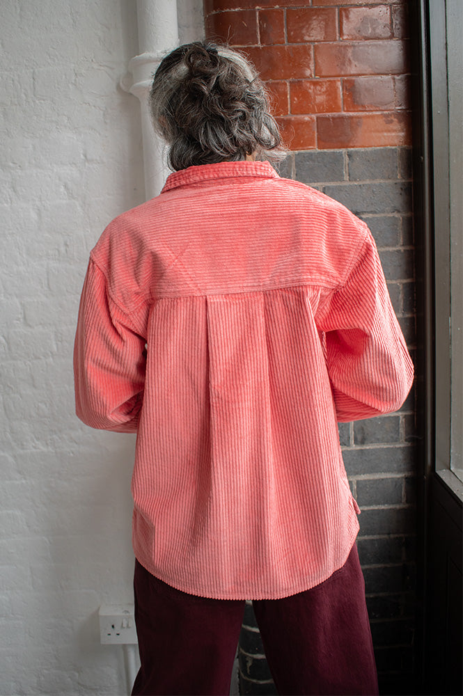 A.P Gyselle Coral Corduroy Overshirt - The Mercantile London