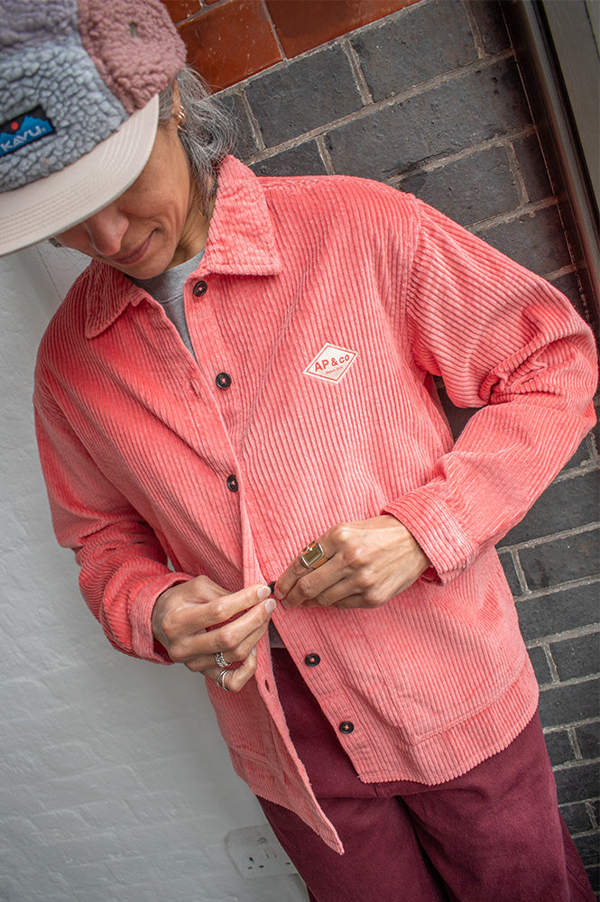 A.P Gyselle Coral Corduroy Overshirt - The Mercantile London