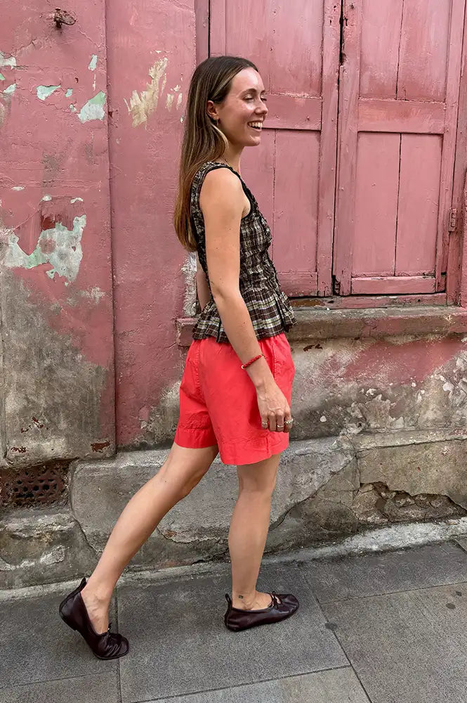 Frau Melbourne Hot Coral Shorts