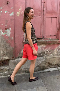 Frau Melbourne Hot Coral Shorts