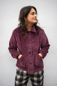 Dedicated Stiby Fig Red Corduroy Jacket - The Mercantile London