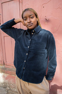 Object Gala Sky Captain Corduroy Shirt - The Mercantile London