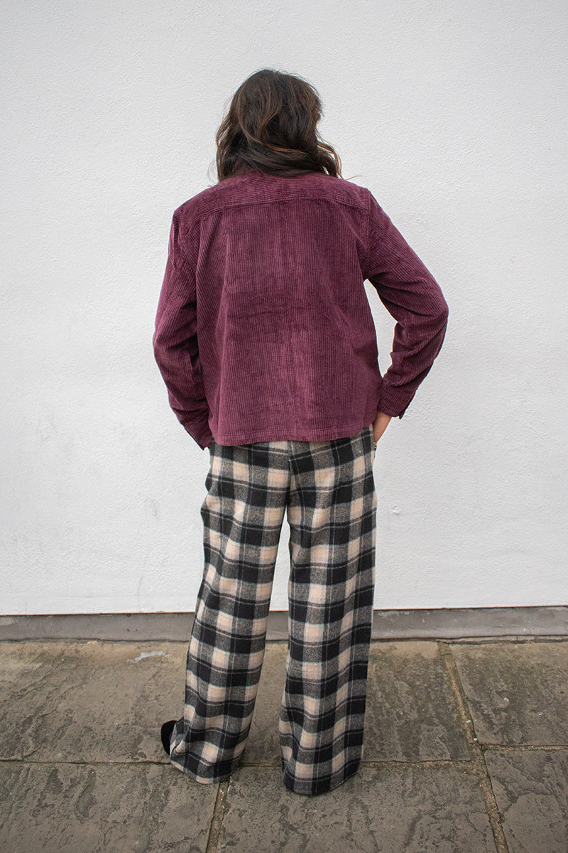 Dedicated Stiby Fig Red Corduroy Jacket - The Mercantile London