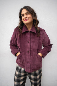 Dedicated Stiby Fig Red Corduroy Jacket - The Mercantile London