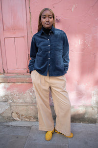 Object Gala Sky Captain Corduroy Shirt - The Mercantile London