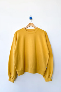 Le Bon Shoppe French Terry Core Deep Yellow Sweatshirt - The Mercantile London