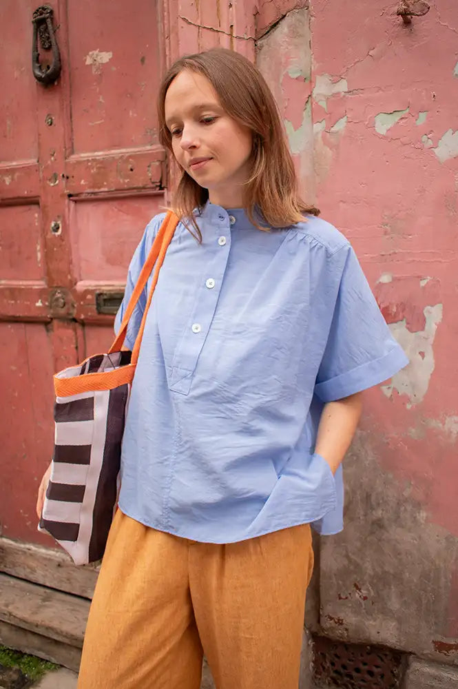 Bellerose Pear Sky Blue Shirt - The Mercantile London