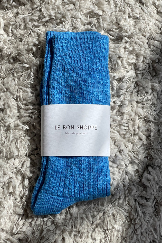 Le Bon Shoppe Cottage Laguna Blue Socks - The Mercantile London
